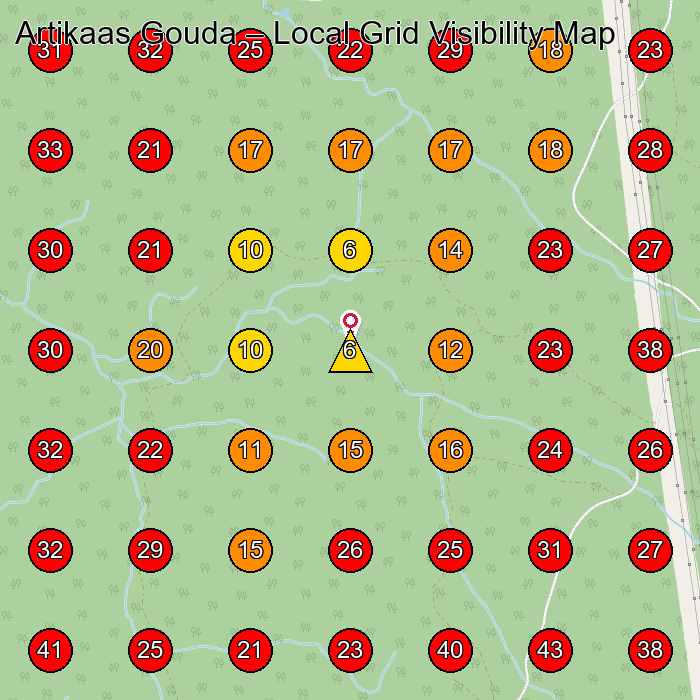 Artikaas Gouda GeoGrid visibility map for Toy And Game Manufacturer in None